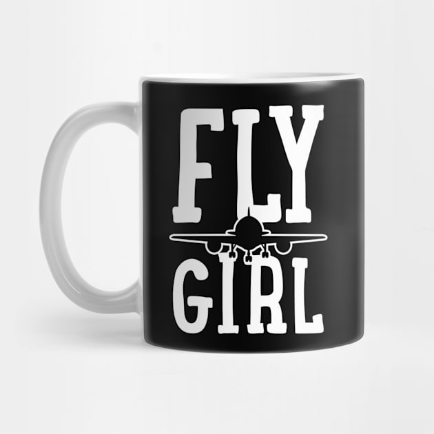 Pilot Girl Airplane Aviation by CreativeGiftShop